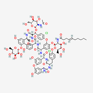 molecular formula C88H95Cl2N9O33 B10769990 Teichomycin A2 factor 1 