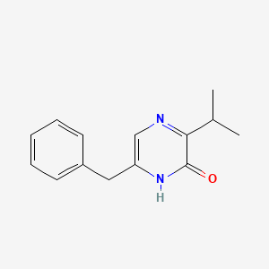 molecular formula C14H16N2O B10770025 Aureusimine B 