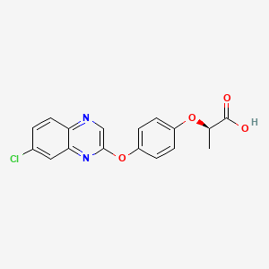 molecular formula C17H13ClN2O4 B10770107 XK-469 free acid, (R)- CAS No. 157542-91-1