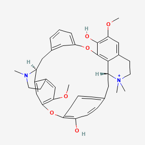 molecular formula C37H41N2O6+ B10770122 Tubocurarine chloride pentahydrate (+) 