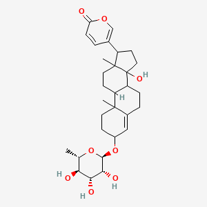 molecular formula C30H42O8 B10770137 Scillarenin 3beta-rhamnoside 