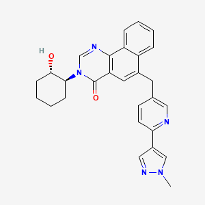 molecular formula C28H27N5O2 B10770284 Benzoquinazolinone 12 