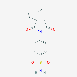 Benzenesulfonamide, 4-(2,2-diethyl-N-succinimido)-