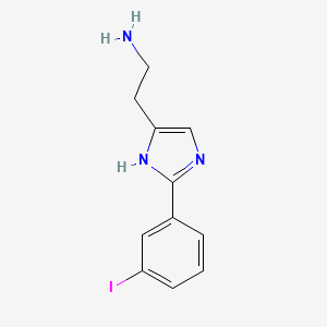 molecular formula C11H12IN3 B10770463 2-(3-Iodophenyl)histamine 