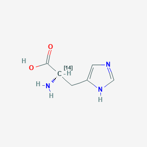molecular formula C6H9N3O2 B10770509 [14C]histidine 
