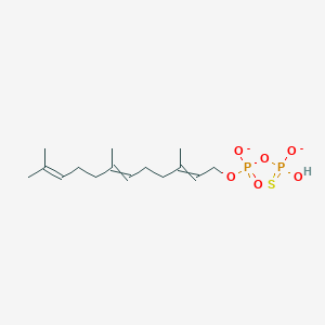 molecular formula C15H26O6P2S-2 B10770626 Farnesyl thiodiphosphate 