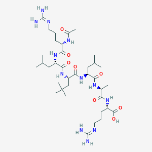 molecular formula C36H68N12O8 B10770763 Ac-RLTbaLAR-H 