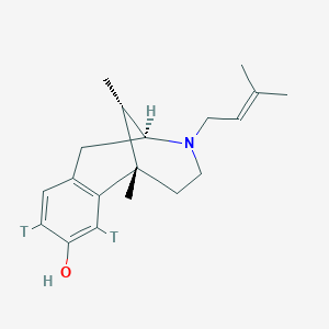molecular formula C19H27NO B10770819 [3H]pentazocine 
