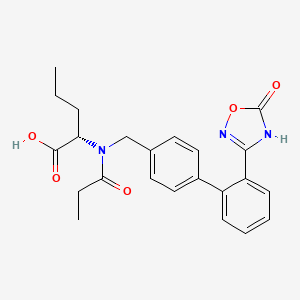 molecular formula C23H25N3O5 B10770983 5-Oxo-1-2-4-oxadiazol biphenyl 