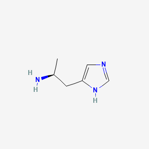 molecular formula C6H11N3 B10771011 (S)-alpha-Methylhistamine CAS No. 75614-93-6