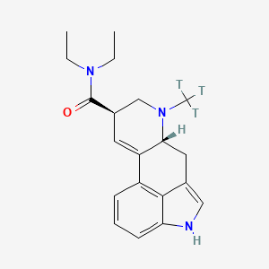 molecular formula C20H25N3O B10771021 [3H]lysergic acid diethylamide 
