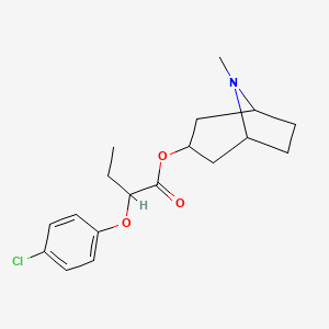 molecular formula C18H24ClNO3 B10771046 SM-21 