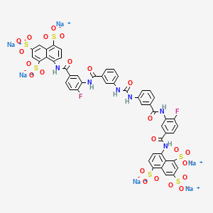 molecular formula C49H28F2N6Na6O23S6 B10771151 NF157 