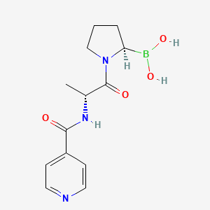 molecular formula C13H18BN3O4 B10771627 ARI-3099 