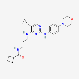 molecular formula C25H34N6O2 B10771721 MRT 68601 