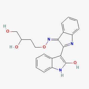 molecular formula C20H19N3O4 B10772170 Indirubin Derivative E804 CAS No. 854171-35-0