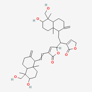 molecular formula C40H56O8 B10772405 Bisandrographolide C CAS No. 160498-01-1