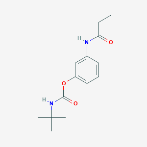 m-Propionamidophenyl tert-butylcarbamate