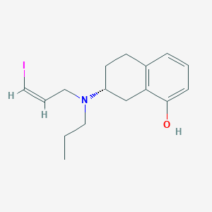 molecular formula C16H22INO B10772613 (7R)-7-[[(Z)-3-iodoprop-2-enyl]-propylamino]-5,6,7,8-tetrahydronaphthalen-1-ol 