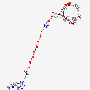 molecular formula C91H138N12O24 B10772746 RapaLink-1 