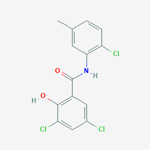 molecular formula C14H10Cl3NO2 B10772753 BVT173187 