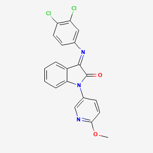 molecular formula C20H13Cl2N3O2 B10772756 GalR3ant 