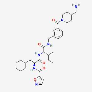 molecular formula C33H48N6O5 B10772786 GB-110 