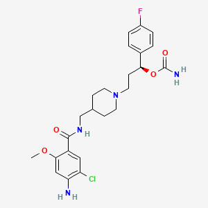 molecular formula C24H30ClFN4O4 B10773196 Relenopride CAS No. 1221416-43-8
