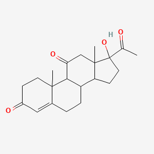 molecular formula C21H28O4 B10773272 Deoxycortisone 