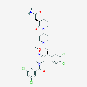 molecular formula C33H41Cl4N5O4 B10773312 SCH 206272 