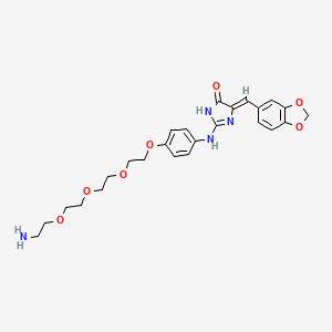 molecular formula C25H30N4O7 B10773373 Hqv4NK9ucs CAS No. 1430324-81-4