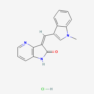 molecular formula C17H14ClN3O B10773411 GW 441756 