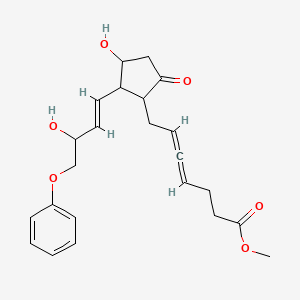 molecular formula C23H28O6 B10773604 CID 5353607 CAS No. 105368-47-6
