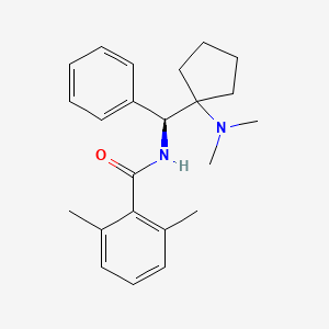 molecular formula C23H30N2O B10773678 GSK931145 