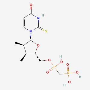 molecular formula C12H20N2O8P2S B10773720 alpha.beta-methylene-2-thio-UDP 