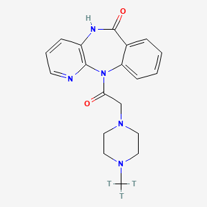 molecular formula C19H21N5O2 B10773827 [3H]Pirenzepine CAS No. 1147996-37-9