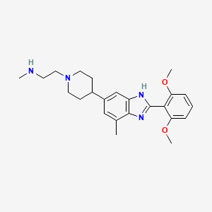 molecular formula C24H32N4O2 B10773838 CARM1 17b 