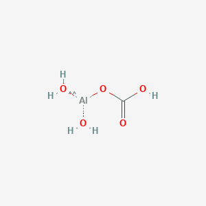 molecular formula CH5AlO5 B10773924 Dihydroxialumini carbonate 
