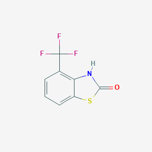 molecular formula C8H4F3NOS B010774 4-(Trifluoromethyl)benzo[d]thiazol-2(3H)-one CAS No. 100831-20-7