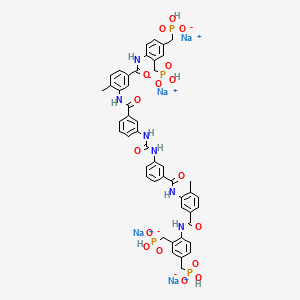 molecular formula C47H44N6Na4O17P4 B10774178 NF546 