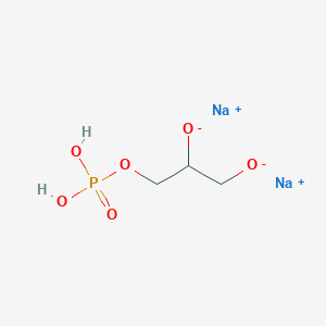 molecular formula C3H7Na2O6P B10774211 Disodium;3-phosphonooxypropane-1,2-diolate 