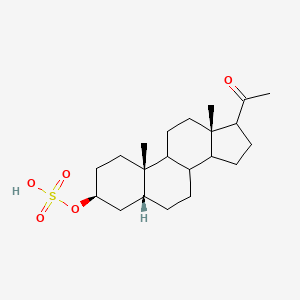 molecular formula C21H34O5S B10774262 Epipregnanolone sulphate 