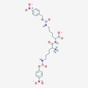 molecular formula C27H34N6O11 B10774504 Lys[Z(NO2)]-Lys[Z(NO2)] 