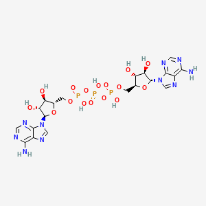 molecular formula C20H27N10O16P3 B10774709 bis[[(2S,3R,4R,5R)-5-(6-aminopurin-9-yl)-3,4-dihydroxyoxolan-2-yl]methoxy-hydroxyphosphoryl] hydrogen phosphate 