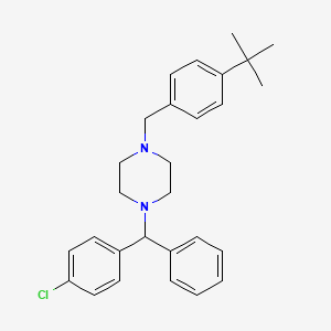 molecular formula C28H33ClN2 B10774733 Buclizine CAS No. 163837-51-2