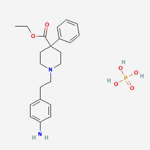 molecular formula C22H31N2O6P B10774738 Anileridine Phosphate CAS No. 4268-37-5