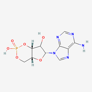 molecular formula C10H12N5O6P B10774824 Adenosine-3',5'-Cyclic Phosphoric Acid 
