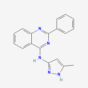 molecular formula C18H15N5 B10774974 GSK-3 Inhibitor XIII 