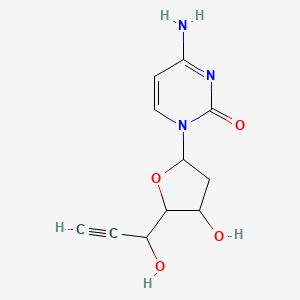 molecular formula C11H13N3O4 B10775044 5'-Ethynyl-2'-deoxycytidine 