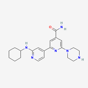 molecular formula C21H28N6O B10775088 Bpkdi 